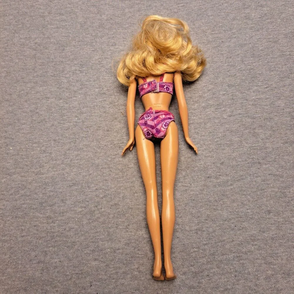 Vtg 90s Barbie Fashion Dolls Lot of 5 blonde bombshell beach bikini clothed toys